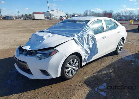 2015 Toyota Corolla Le z USA, uszkodzony, nr VIN 2T1BURHE5FC479726